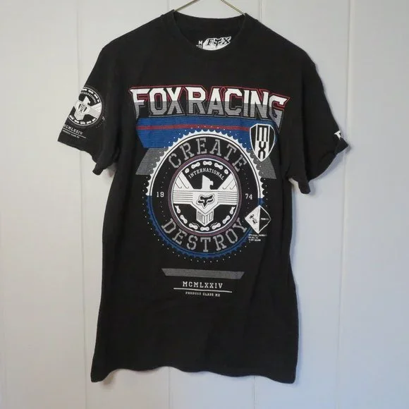 Fox Racing Company - Black Tshirt Medium - Picture 1 of 3